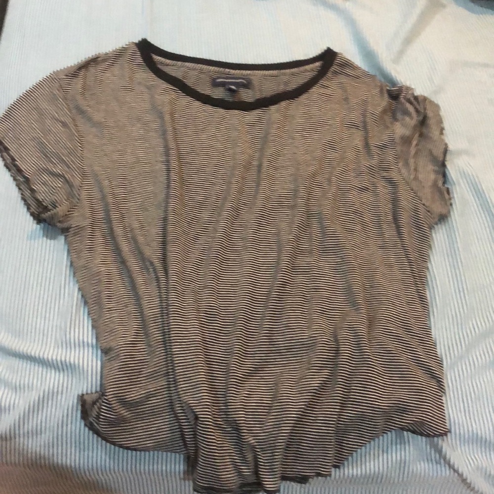 Striped, loose shirt